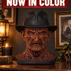 Freddy STL-fil – 3D-utskrivbar Halloweendekoration | Digital nedladdning