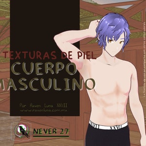 3 skin textures == MALE BODY ==