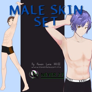 Vroid Skin =.= Male Skin Set =.=
