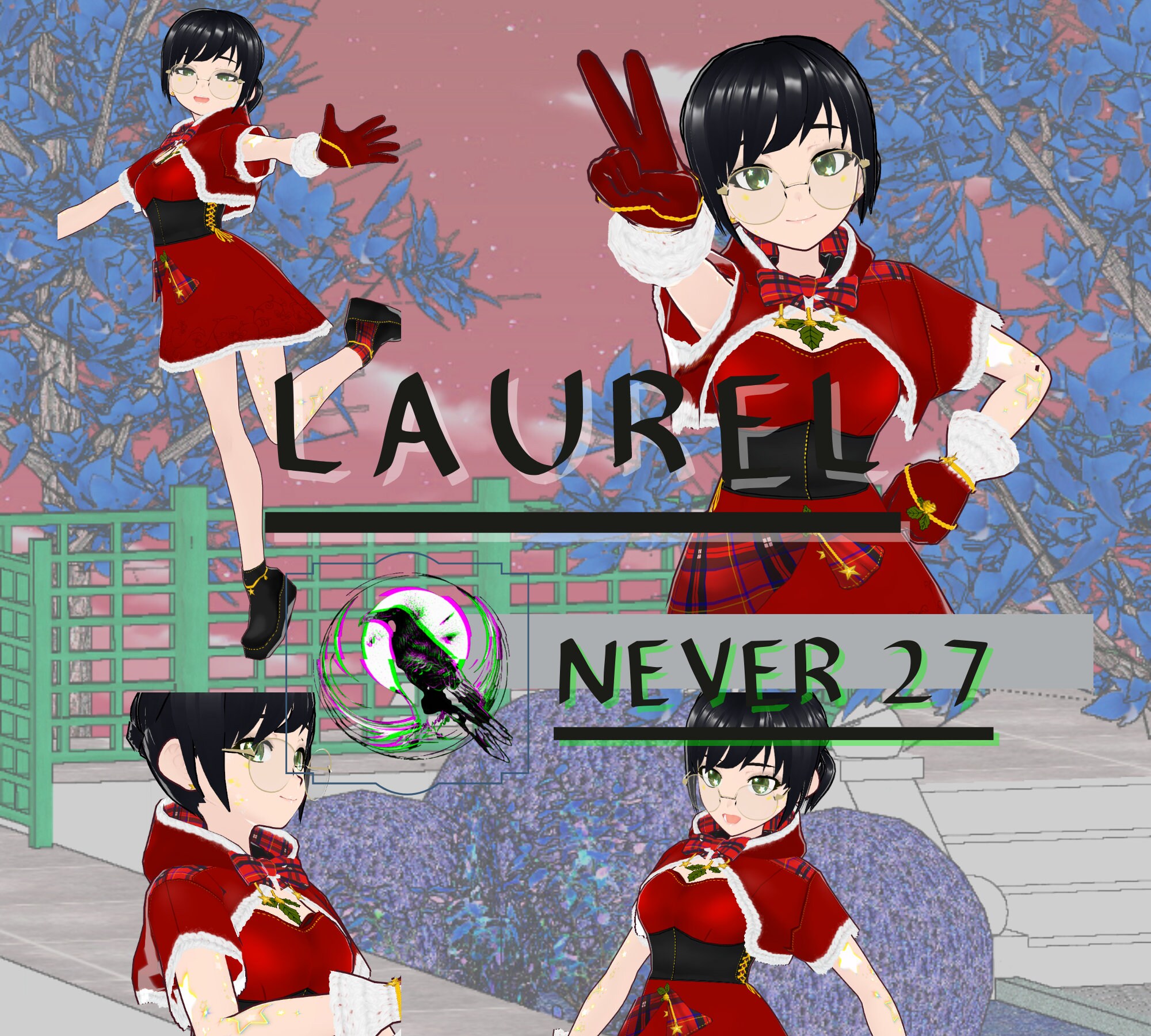 Original Custom 3D Vrm Model LAUREL - Etsy