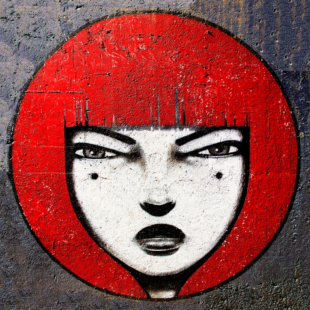 Redhead Street Art Graffiti Art Etsy