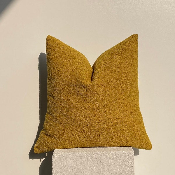 Mustard Throw Pillow Etsy