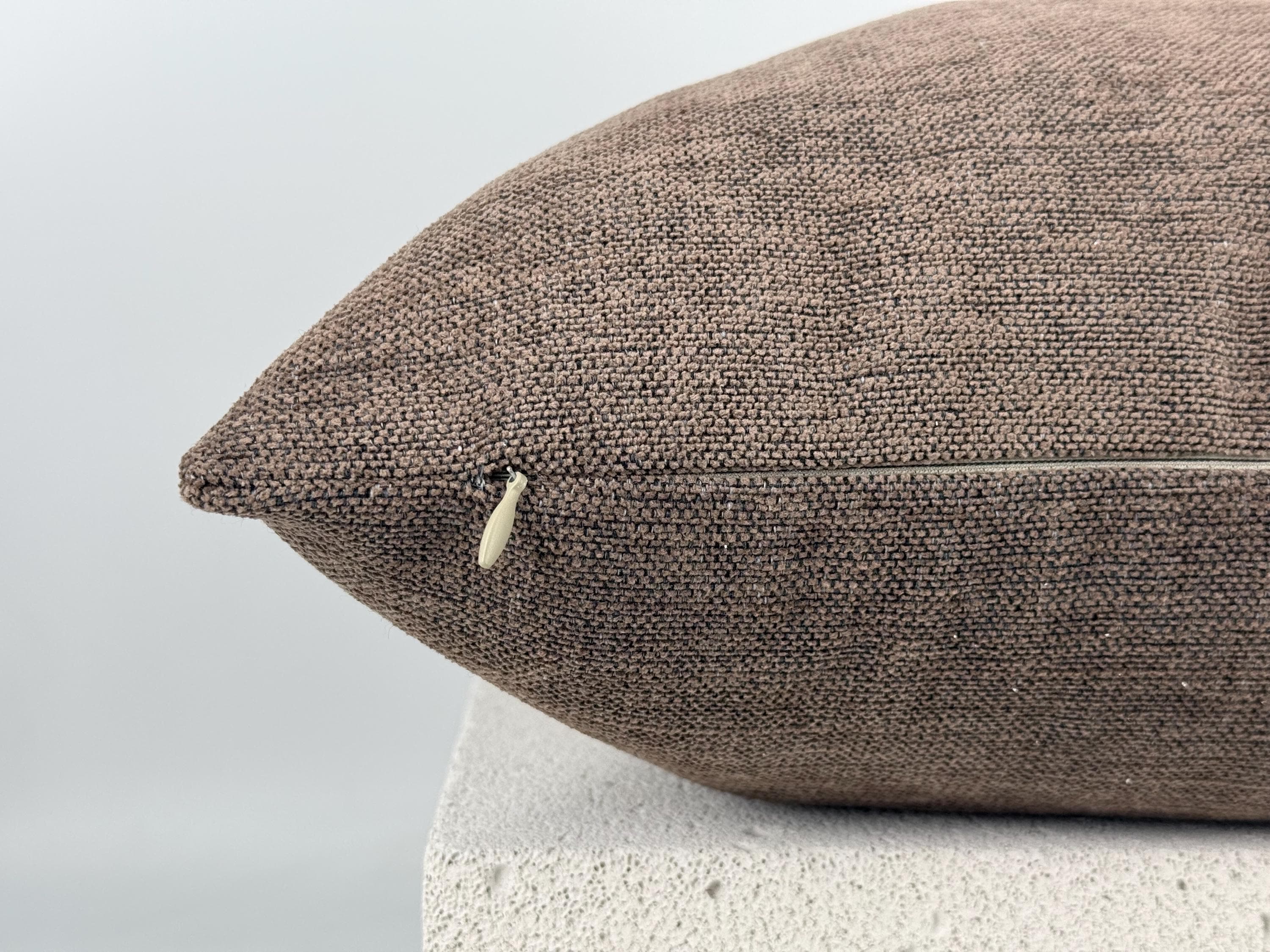 Armchair Fester Stoff Sofabezug Sofa Fester Stoff Für Kissen Brauner Strukturierter