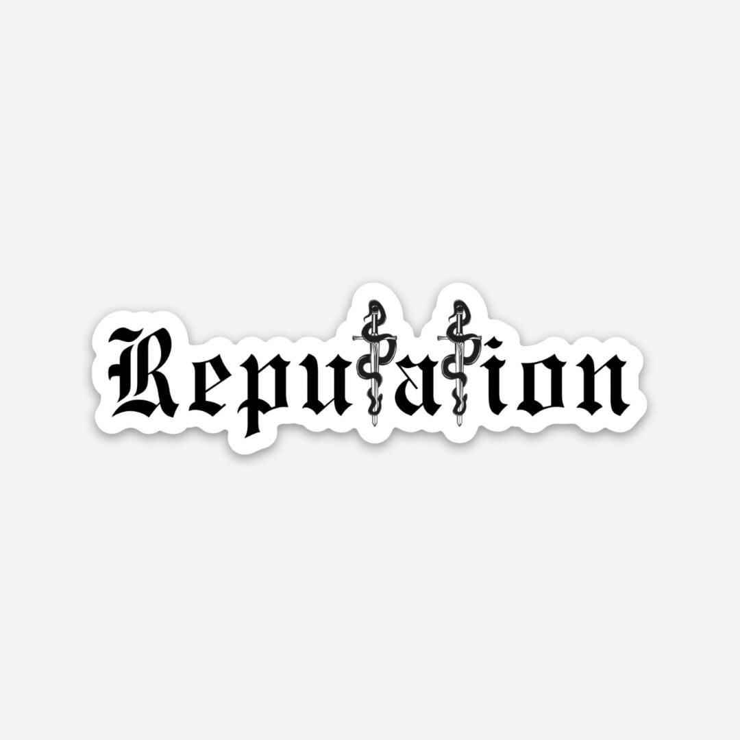 Reputation Sticker - Etsy