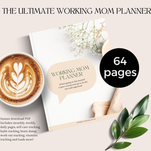Working Mom Planner, Busy Mom Planner, Household Planner Printable ...
