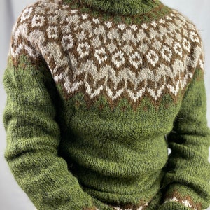 Mens Alpaca Handknitted Pullover image 1