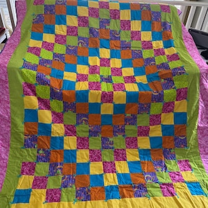 Trip around the World Twin Quilt