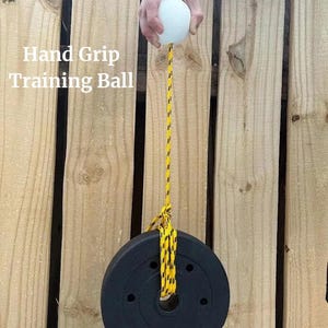Hand Grip Training Ball – Hanging Sphere with Paracord Hole for Pull-ups & Dead Hangs