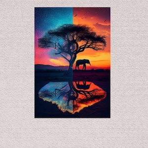 Afrofuturism, Afrocentric, African American, Afrocentric art, INSTANT DOWNLOAD, African, African art, Afrofuturistic, black people,