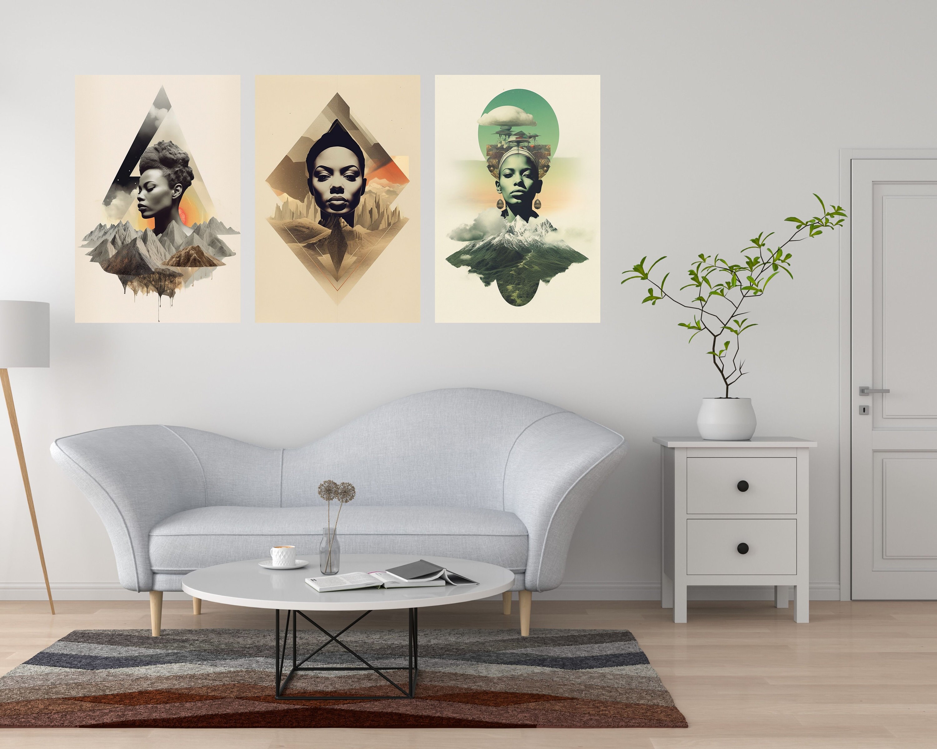 40 Afrofuturistic Printable Art Afrofuturism Surreal Etsy