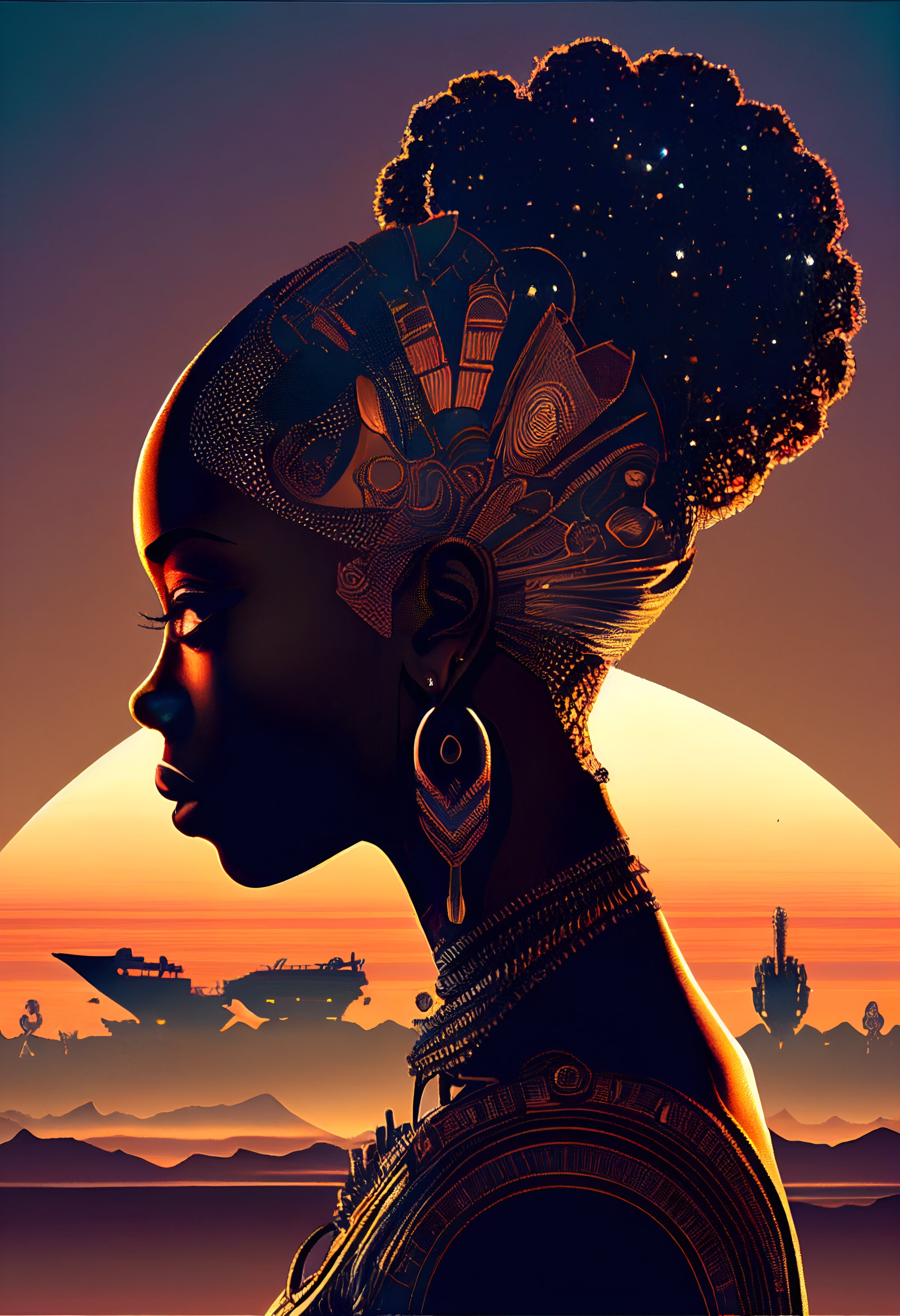 Afrofuturism, Afrocentric, Africans American, Afrocentric Art, African