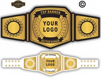 Cintura da campione personalizzabile per eventi sportivi premiati - Cintura da wrestling personalizzata - Trofeo personalizzato per cintura da wrestling