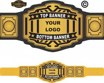 Custom Championship Belt | Personalized Wrestling Title Belt for Sports Awards | Customizable , Boxing, and Wrestling Trophy