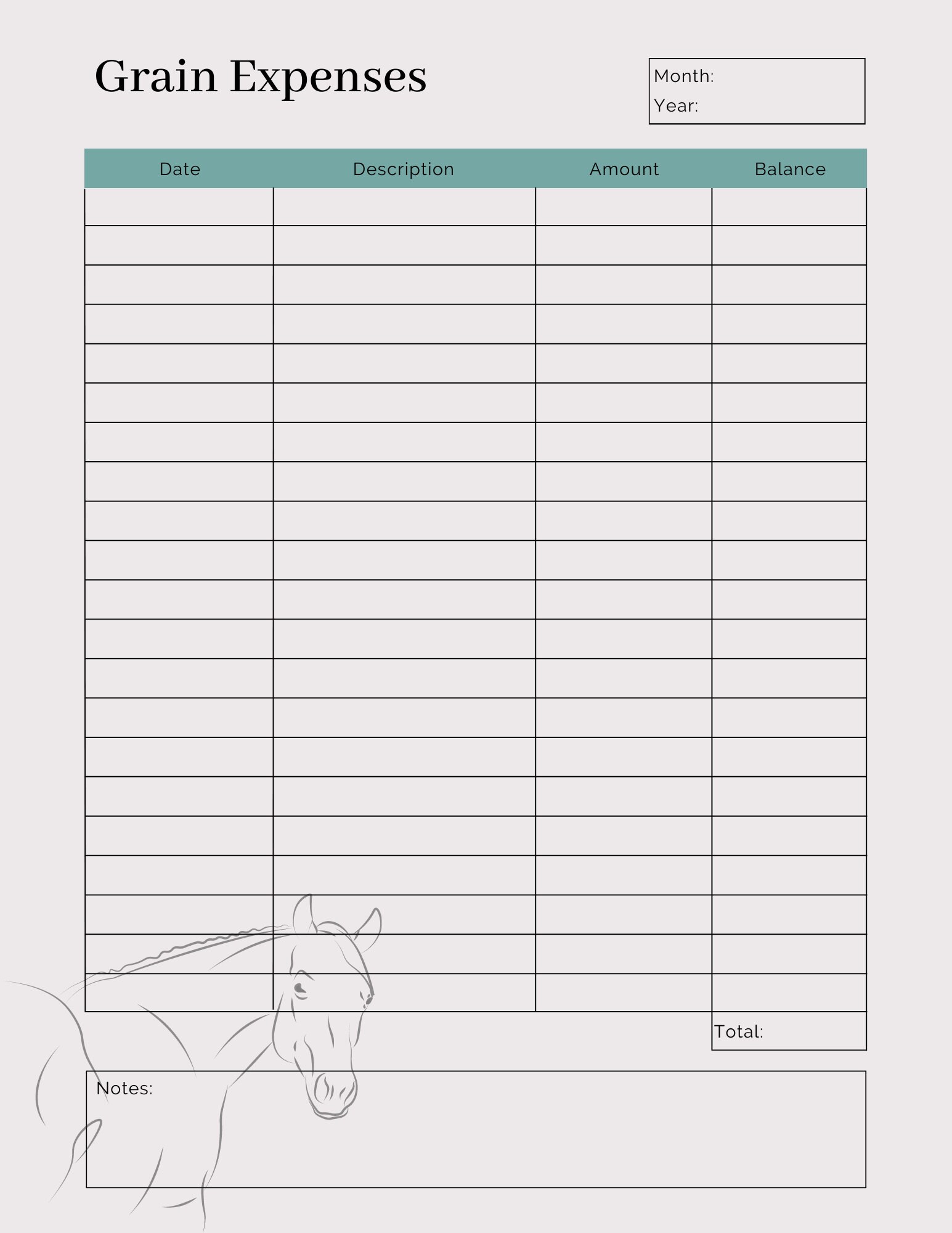 Barrel Racing Planner - Etsy
