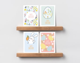 Printable Easter Cards, Happy Easter Cards Digital Download, Digital Easter Cards, Happy Easter Greeting Cards, Easter Cards for Kids
