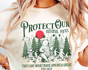 Comfort Colors Subtle Anti-Trump T-Shirt,Protect National Parks TShirt,FDT Tees,Anti Trump Tshirt,Gift for Feminist,Anti-Fascism Protest Tee
