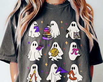 Halloween Math Teacher Shirts,Math Lover Shirt,Ghost Teacher Shirt,Teacher Back To School Shirt,Halloween Teacher Shirt,Teacher Apparel