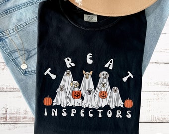 Ghost Dog Shirt, Funny Dog Halloween T-shirts, Funny Ghost Dog Halloween Shirt,Dog Lover Shirts, Halloween Dog Shirts,Ghost Dog Graphic Tees
