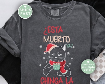 Comfort Colors Subtle Anti-ICE Christmas Cat ,Anti Trump shirt,Gift Feminist,Anti-Fascism,Anti-Ice T-Shirts