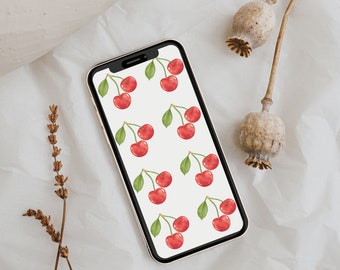 Etui na telefon Coquette Cherry w stylu preppy