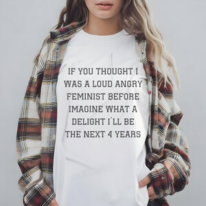 Feminist Graphic T-Shirt: Dark Humor, Women&#39;s Rights - Comfort Colors Tee