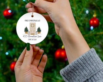 Personalized First Christmas Ornament: Custom New Home Keepsake