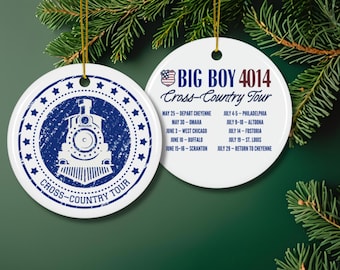 250 aniversario de Estados Unidos / Adorno de la gira Big Boy 4014 por todo el país / Regalo del Día del Padre / Regalo para él / Regalo para el abuelo