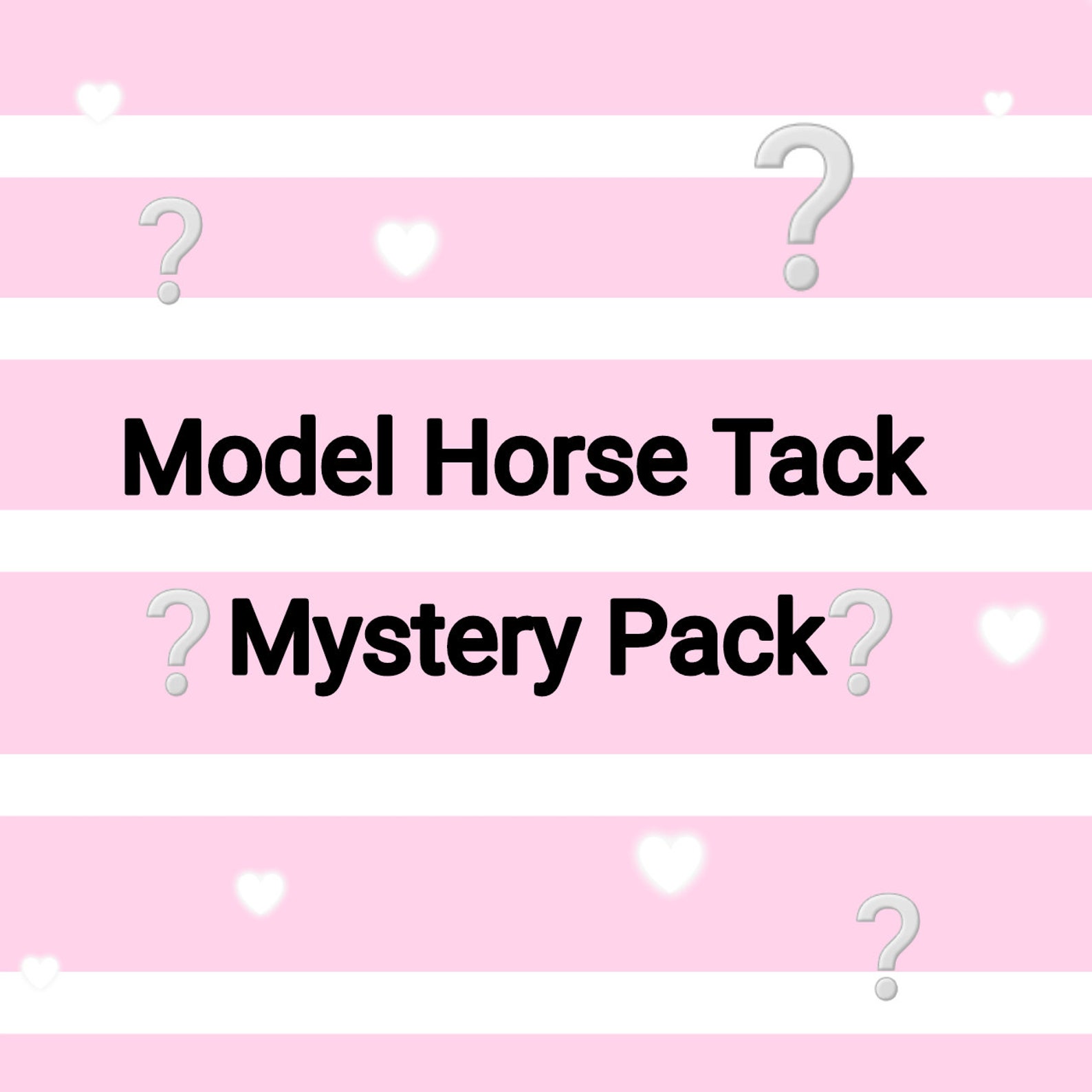 Mystery Model Horse Tack Pack 5 Items Etsy