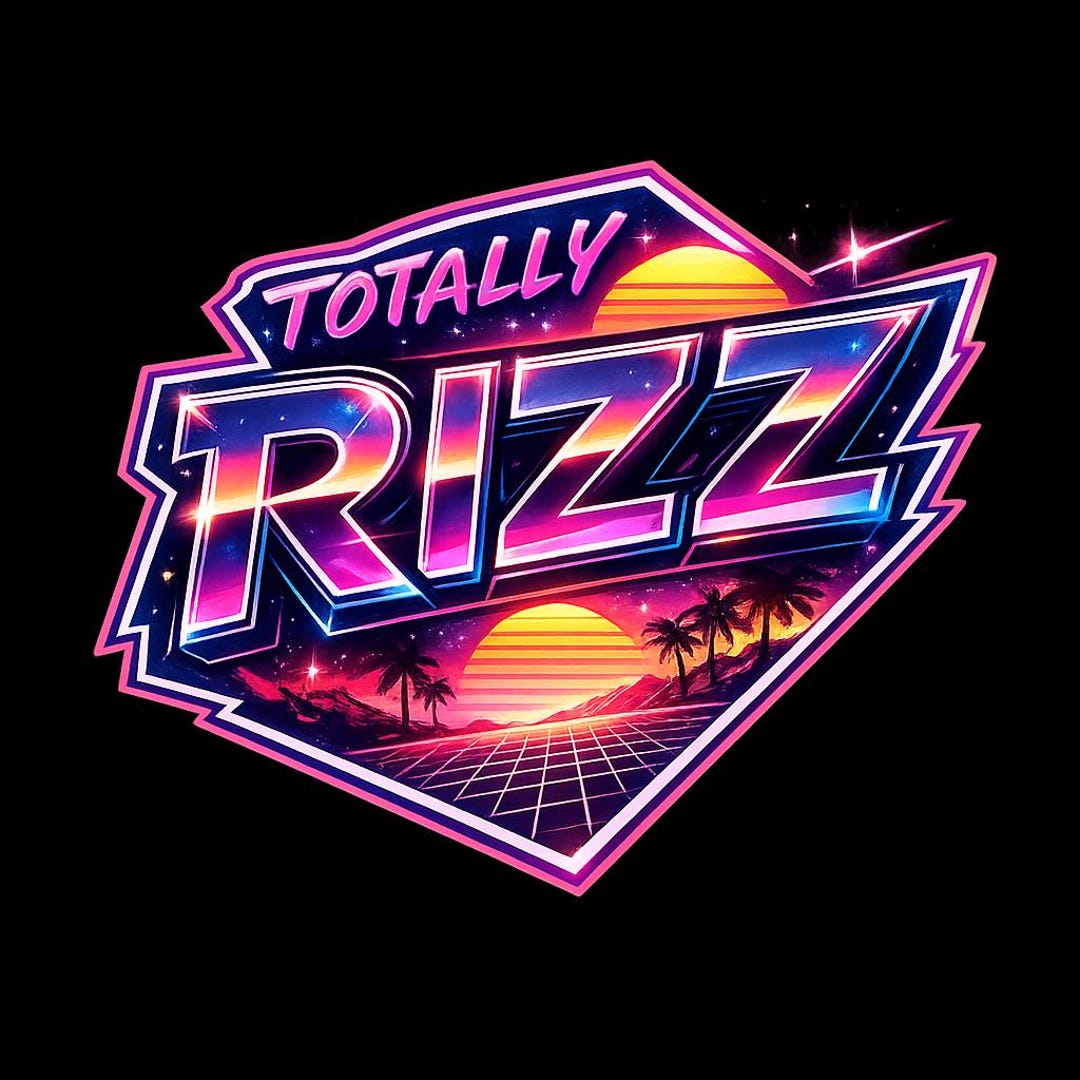 Rizz Sticker Bundle (3 Pack) | Funny Gen Z Meme Stickers | Retro 80s ...