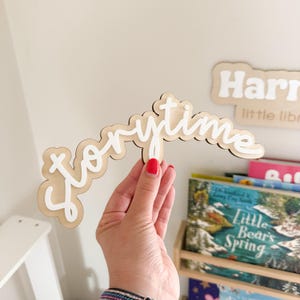 Storytime Sign, Library Sign, Book Corner, Book Nook Sign, Childrens ...