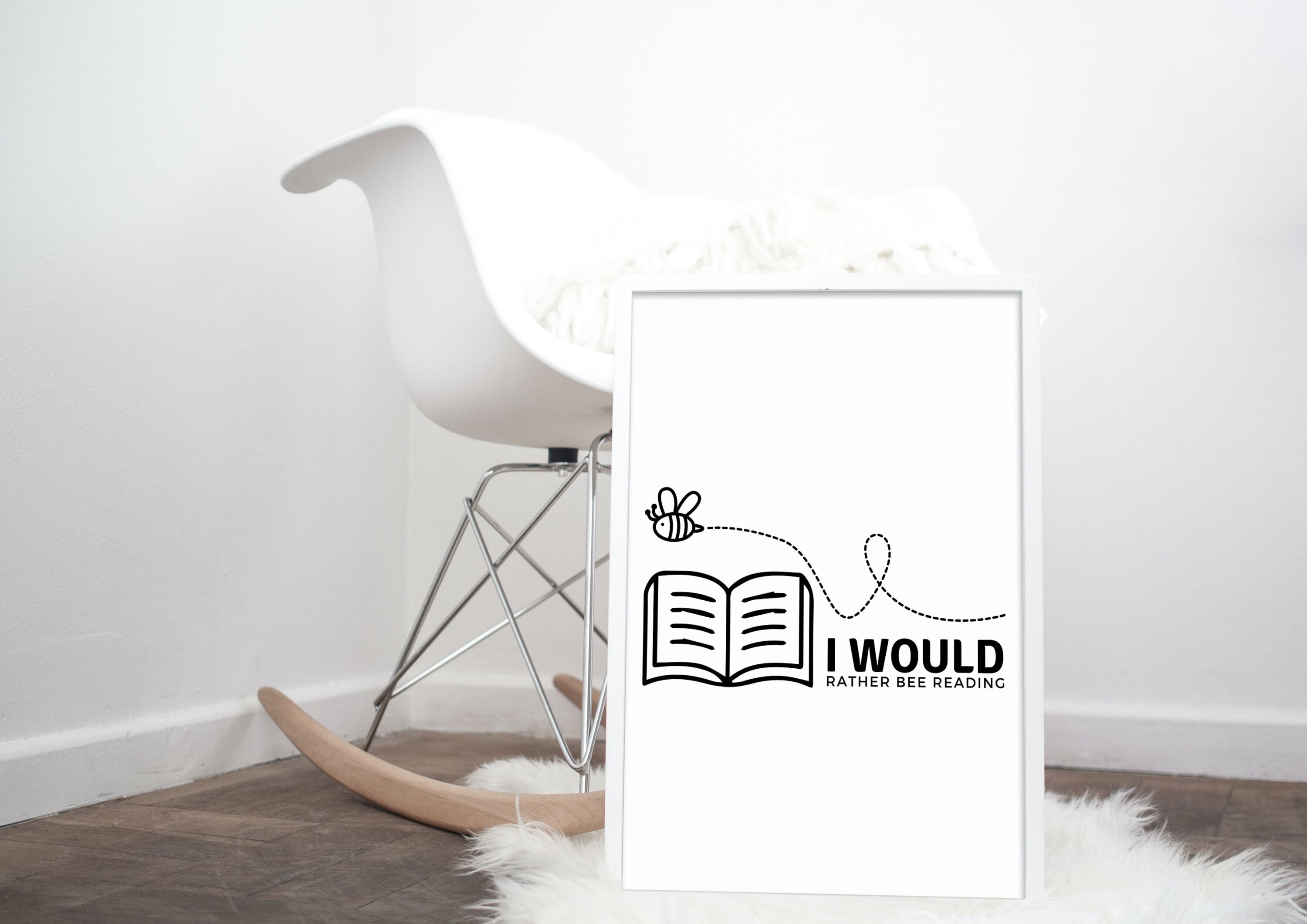 I Would Rather Bee Reading - Svg, Png, Jpg, Pdf - Funny Book Lover Svg ...
