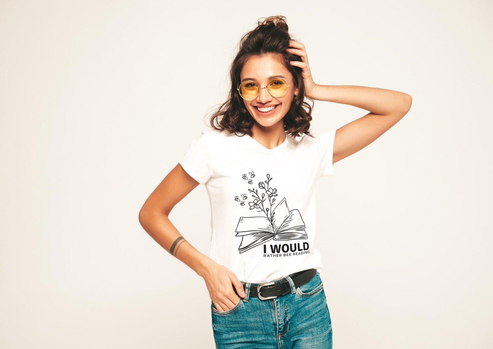 I Would Rather Bee Reading - Svg, Png, Jpg, Pdf - Funny Book Lover Svg ...