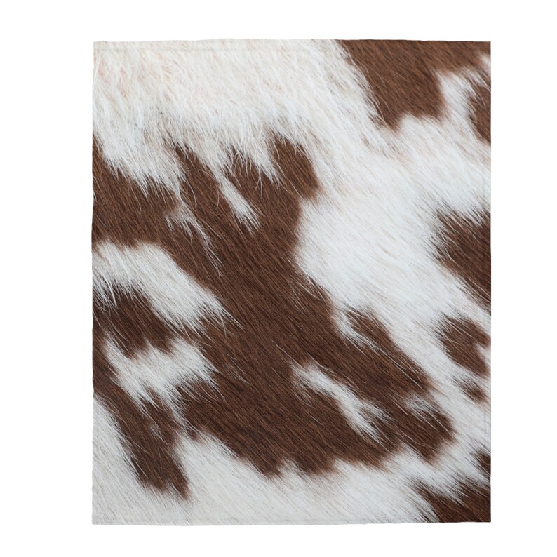 Cowhide Blanket Western Cow Print Blanket Western Throw Blanket Cowhide