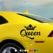 Car Sticker, Queen Sticker, Decal, Queen Crown, for Vehicles ...