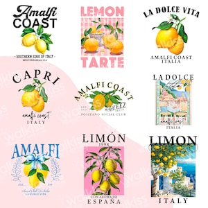 Lemon Vibes – 9 Premium-Designs von der Amalfiküste – La Dolce Vita Vintage Collection