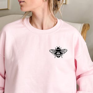 Save the Bees Sweatshirt met bijenzakontwerp, gezellig imkercadeau voor bijenliefhebbers, insectentrui, natuurliefhebbertrui