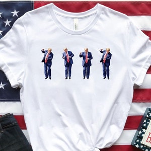 T-shirt Trump Dance, T-shirt Save America, T-shirt Trump 2024, Trump 45/47, T-shirt America First, Divertente regalo Trump MAGA, CAMICIA TRUMP, Donald Trump