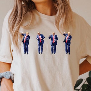 T-shirt Trump Dance, T-shirt Save America, T-shirt Trump 2024, Trump 45/47, T-shirt America First, Divertente regalo Trump MAGA, CAMICIA TRUMP, Donald Trump