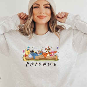 Winnie The Pooh Friends Sweatshirt, Disneyland Tshirt, Pooh Bear, Disney Pooh Bear, Piglet Shirt, Disney Vacation, Disneyland,Tigger