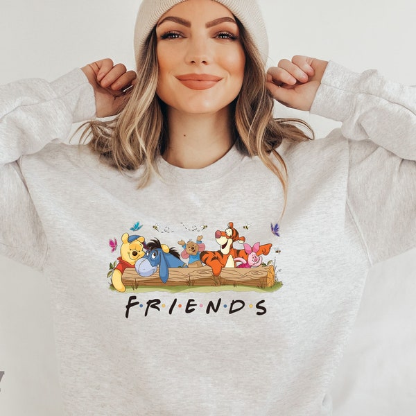 Winnie The Pooh Friends Sweatshirt, Disneyland Tshirt, Pooh Bear, Disney Pooh Bear, Piglet Shirt, Disney Vacation, Disneyland, Tigger