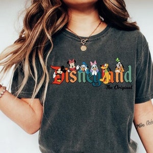 Comfort Colors Disneyland The Original Tshirt, Mickey Disneyland Shirt,Mickey and Friends Shirt,Disneyland Shirt,Disney Shirt for Women Men