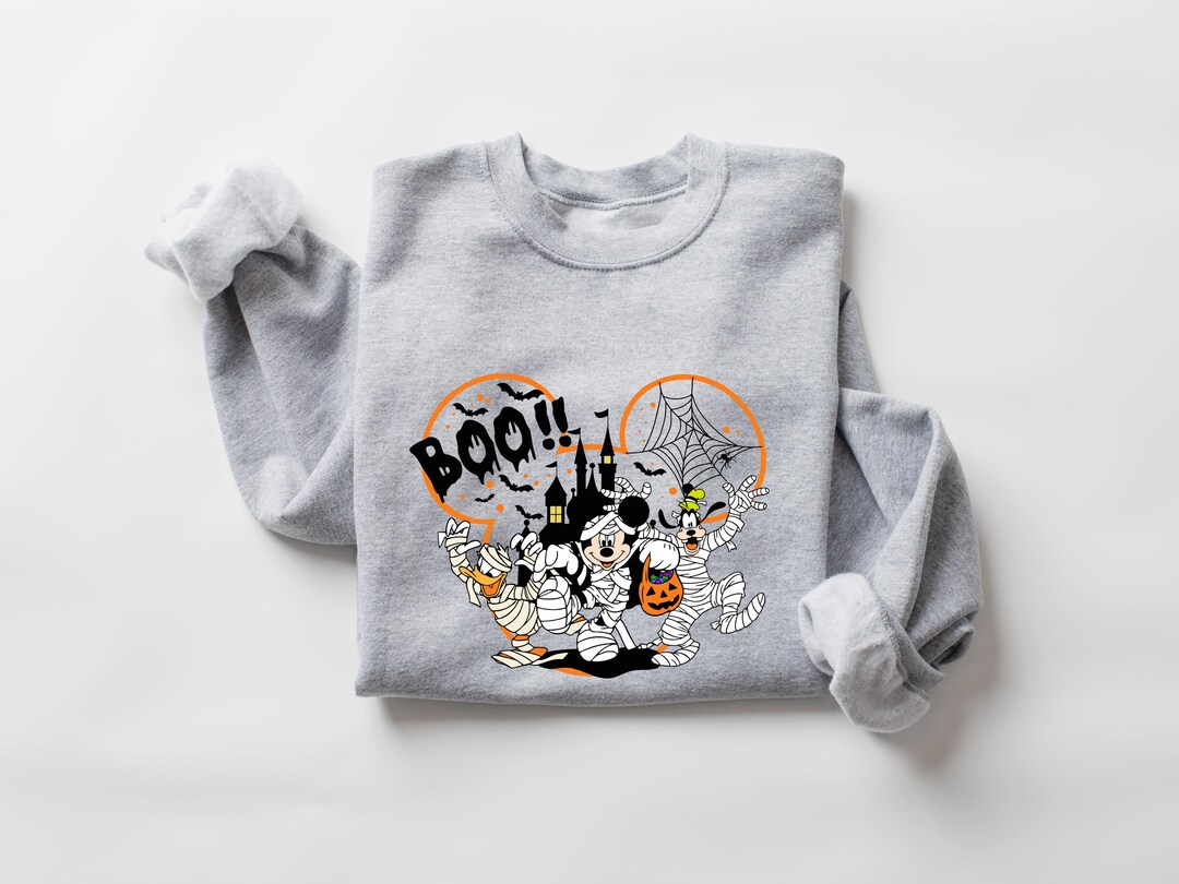 Mummy Boo Mouse and Friends Mummy BOO Halloween Sweater,mickey Halloween Shırt ...
