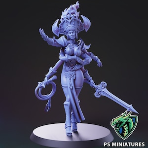 Dark Legion Greater Demon - New Secret Keeper Size option - in 8K Pose 4 by PS Minis