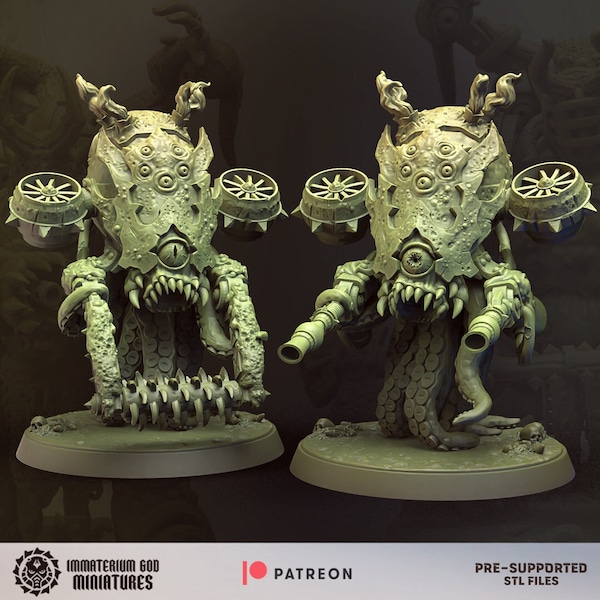 Plague Crusher or Spreader in 8K by Immaterium God Miniatures