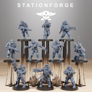 Grim Guard Jungle Fighters in 8K by Station Forge