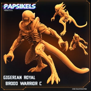 3 Model Pack Gigerian Royal Brood in 8K by Papsikels