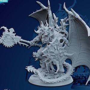 Winged Demonic Lord - 12k Res - Designed by Ghamak