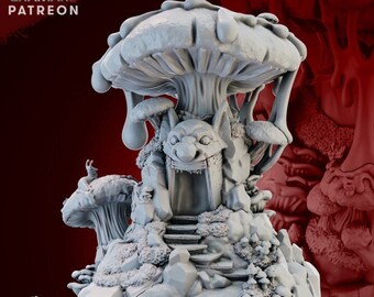 Moon Shrine DND Terrain 28mm Miniature Wargaming RPG