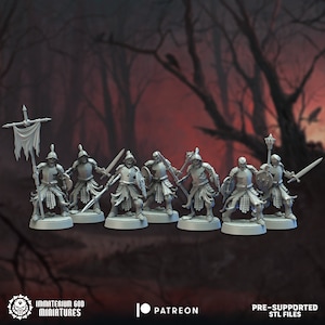 Enraged Skeleton set of 7 - in 8k - by Immaterium God