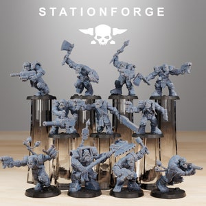 Orkaz Infantry in 8K res by Station Forge